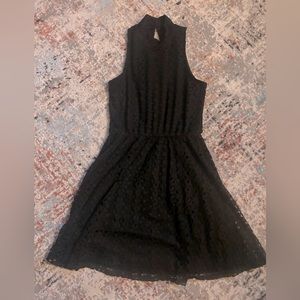 Black lace women’s dress